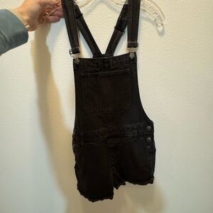 Madewell Black Denim Romper